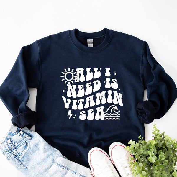 Vitamin Sea Graphic Sweatshirt