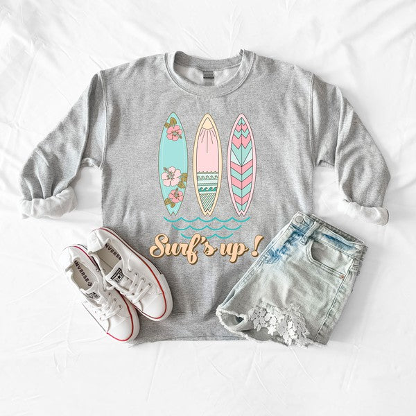 Surf's Up Graphic Sweatshirt