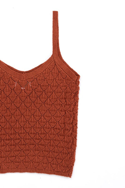 Crochet Knit Tank Top