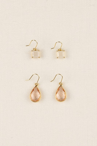 Stone Earring Set