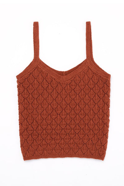 Crochet Knit Tank Top