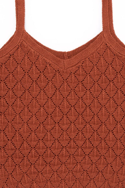 Crochet Knit Tank Top