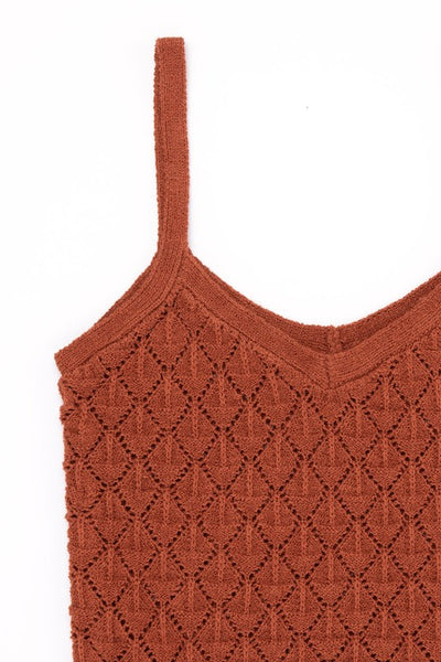 Crochet Knit Tank Top