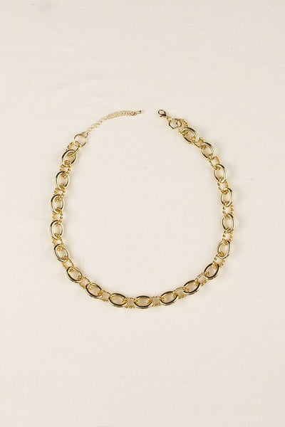 Bold Chain Necklace Gold