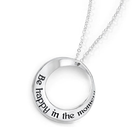 Be Happy In The Moment Necklace Mother Theresa STERLING SILVER 0.925