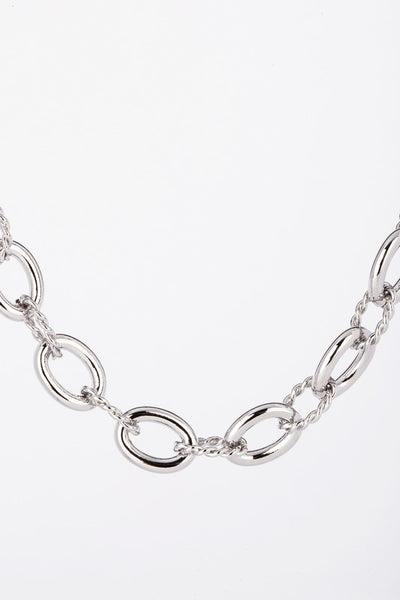 Bold Chain Necklace Silver