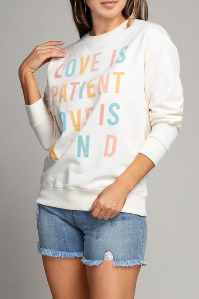 Love Is Patient Love Is Kind Graphic Crew