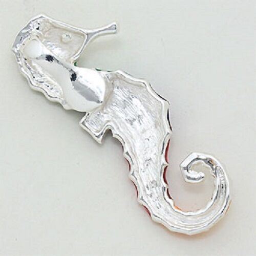 Sea Horse Pendant Earrings SILVER MULTI Sea Life Seahorse Starfish Jewelry - PalmTreeSky