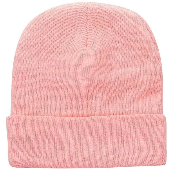 Beanie Hat Unisex Mens Womens Plain Solid Knit Hat 25 COLORS Fall Winter Soft - PalmTreeSky