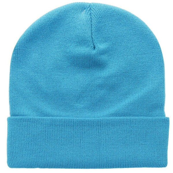 Beanie Hat Unisex Mens Womens Plain Solid Knit Hat 25 COLORS Fall Winter Soft - PalmTreeSky