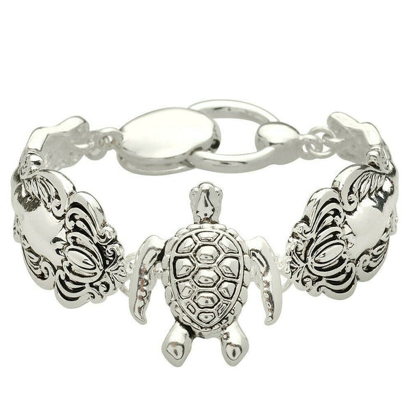 Spoon Bracelet Magnetic Cloasure Clasp CHOICE OF 6 STYLES Butterfly Turtle - PalmTreeSky