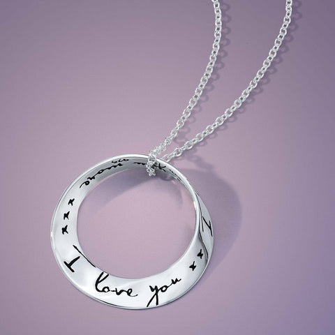 I Love You I Love You More Necklace Family Friends Couples Gift STERLING SILVER - PalmTreeSky