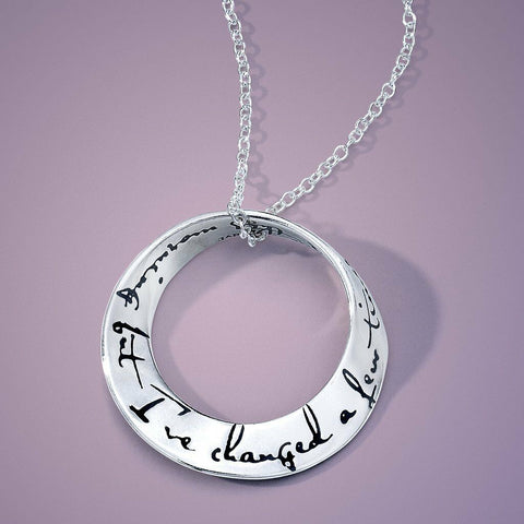 I've Changed a Few Times Necklace Engrave Religious STERLING SILVER Since Then - PalmTreeSky