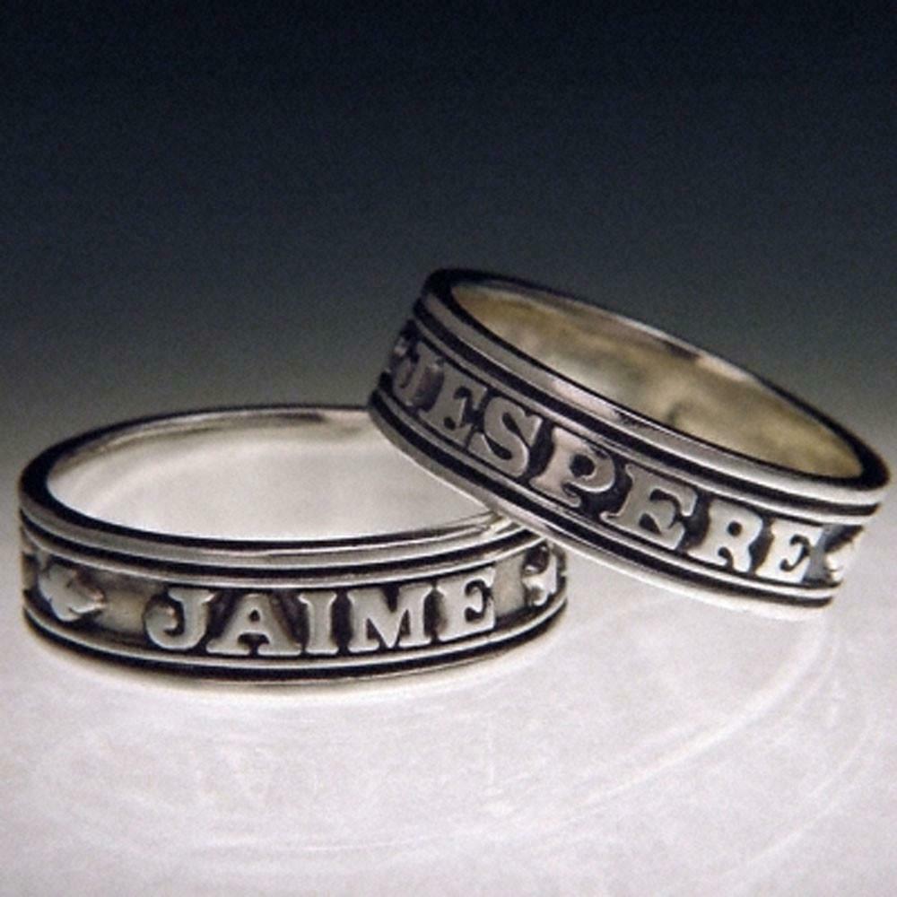 I Love and I Hope Ring French J'aime et j'espere Paris STERLING SILVER Message - PalmTreeSky