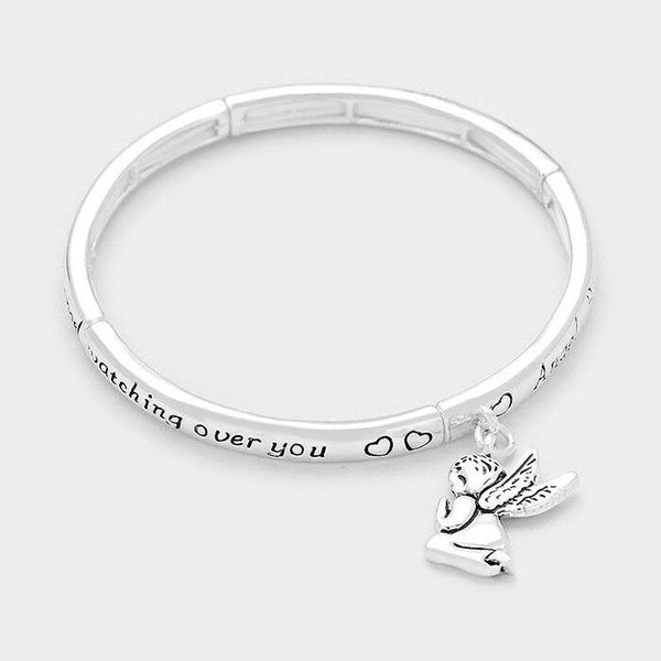 Angel Blessing Bracelet May Your Days be Blessed with the Presence Faith Love - PalmTreeSky