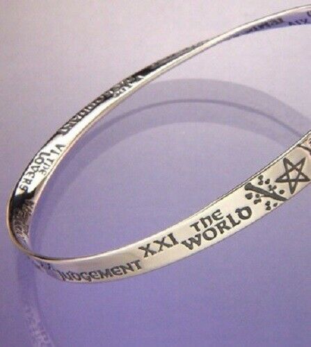 Tarot Bracelet Major Arcana Four Suits Wand Cups Sword Pentacles STERLING SILVER - PalmTreeSky