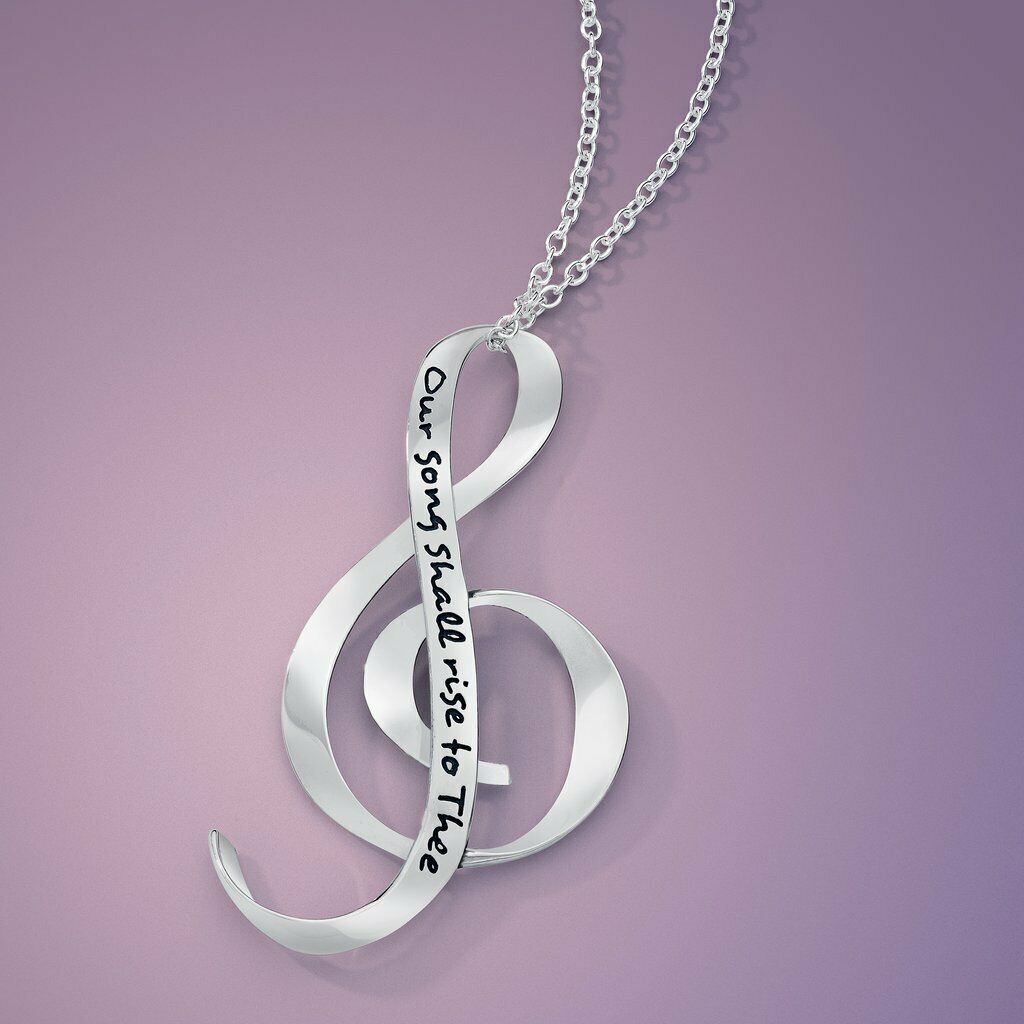 Trinity Necklace Holy Our Song Shall Rise to Thee Mobius Pendant STERLING SILVER - PalmTreeSky