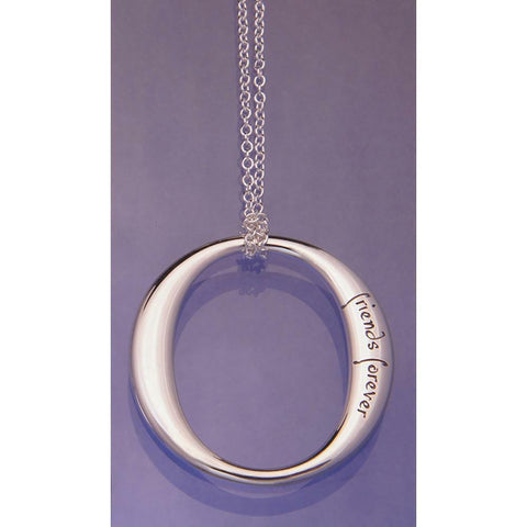 Friends Forever Necklace Forever Friends Engraved Love Gift STERLING SILVER .925 - PalmTreeSky