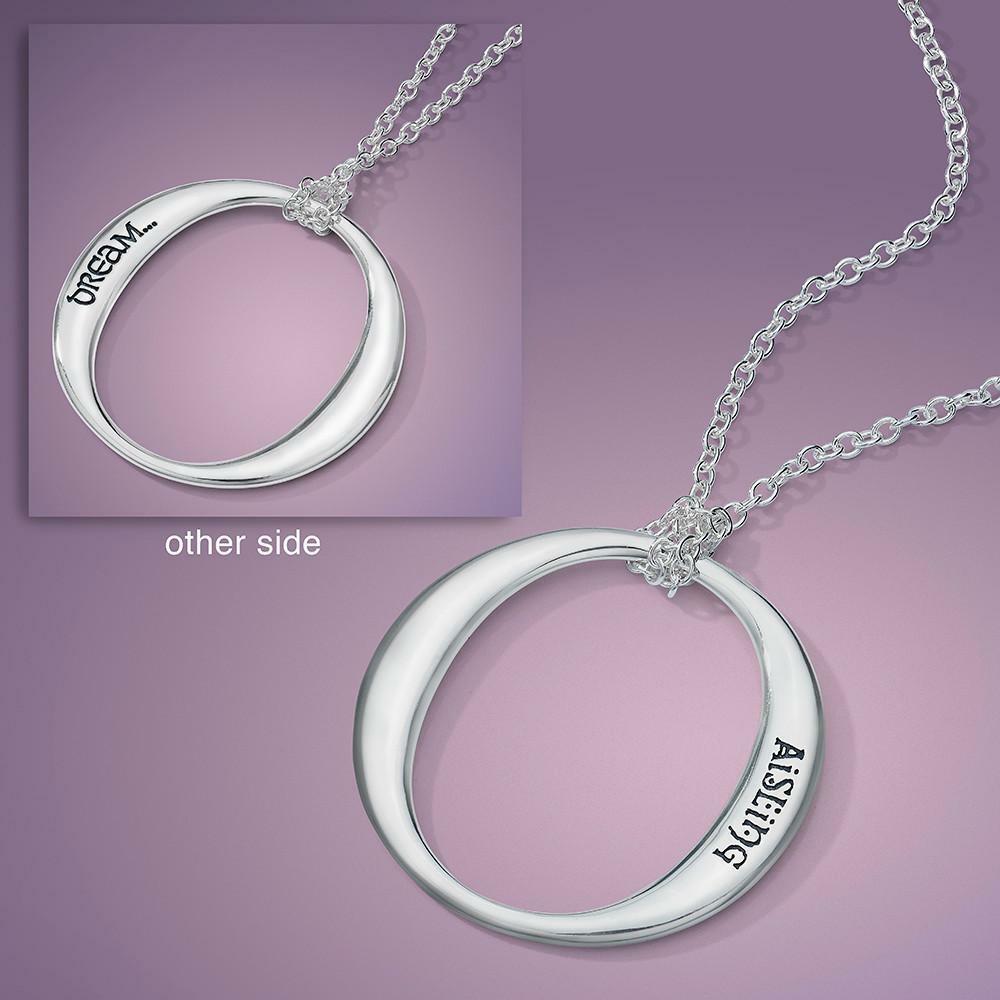 Dream Necklace English Gaelic Aisling Inspirational Message STERLING SILVER .925 - PalmTreeSky