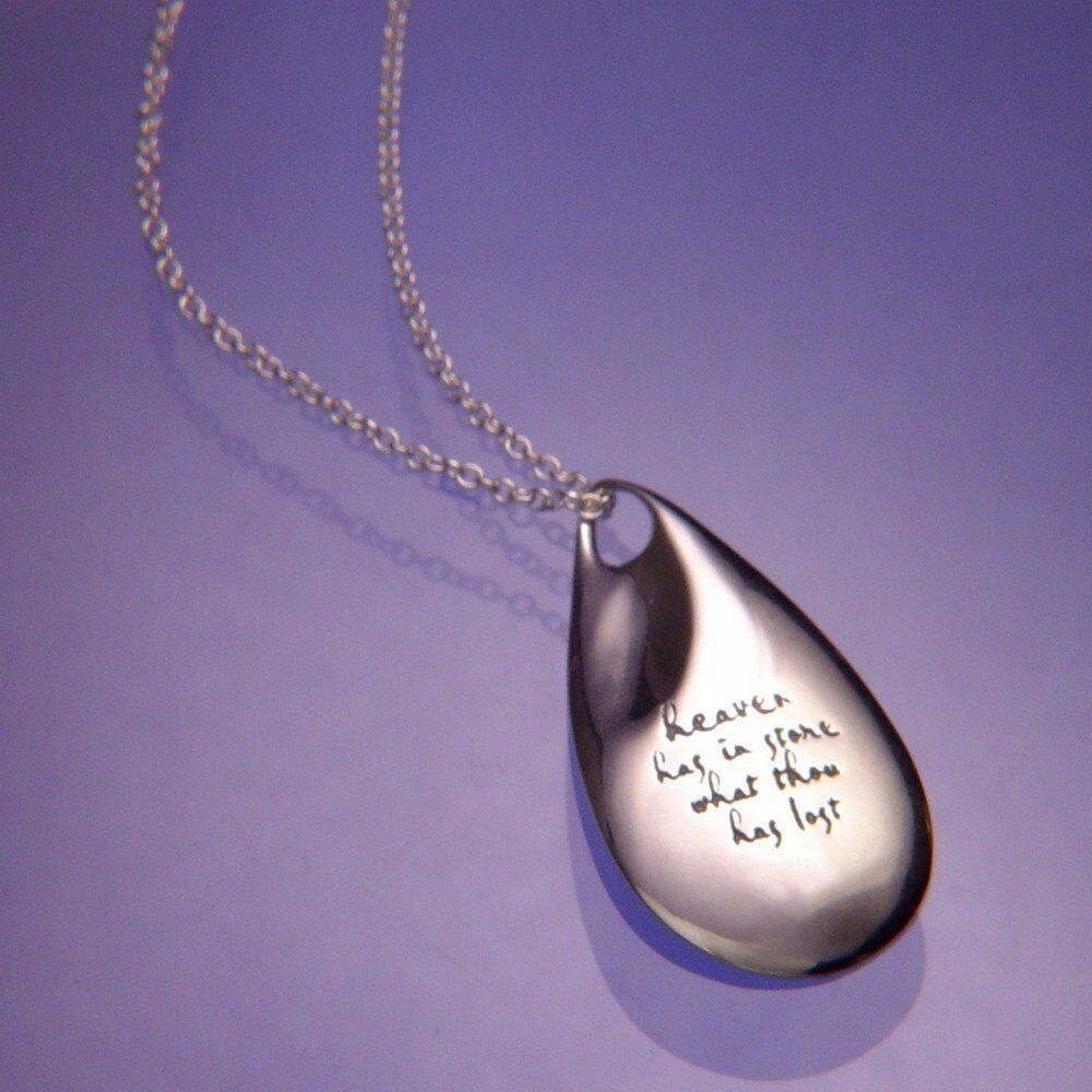 Heaven Necklace Heaven has In store what thou has lost STERLING SILVER Love - PalmTreeSky